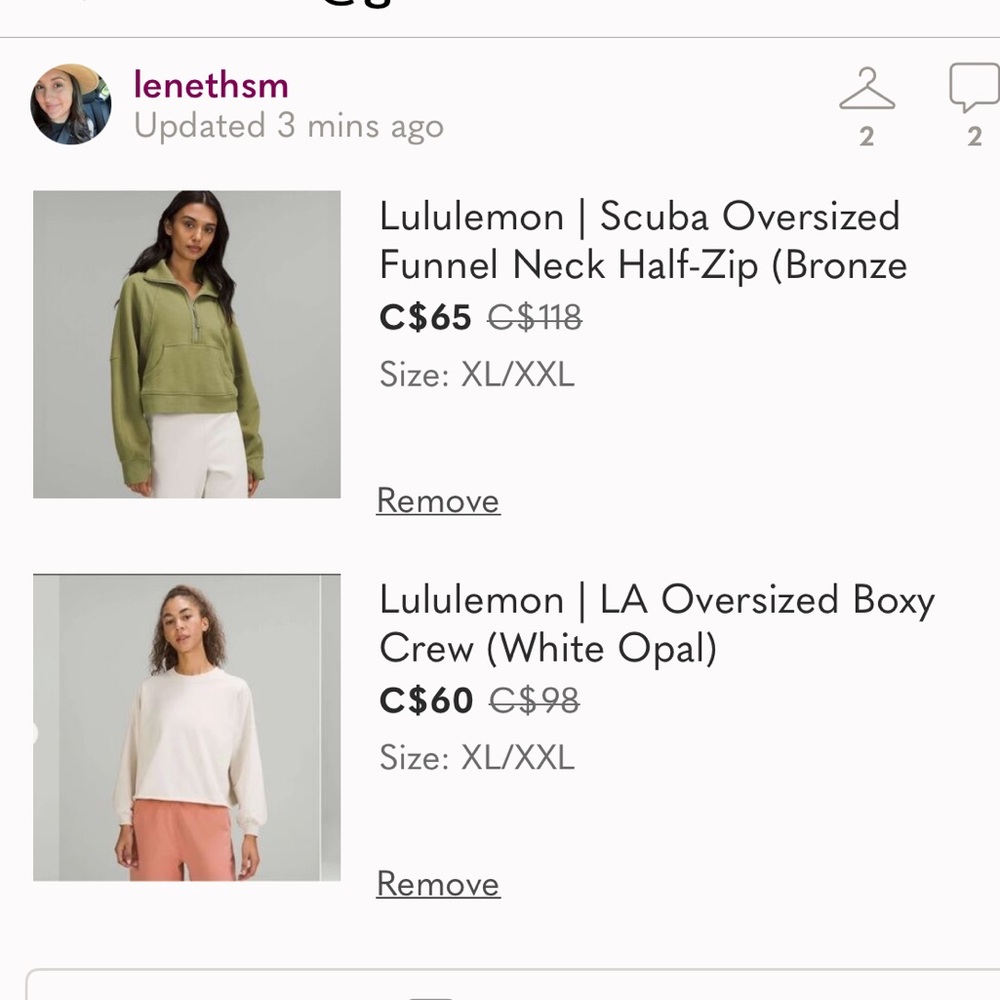 Lululemon Sweater Bundle (2)